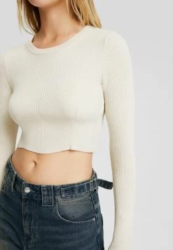BERSHKA Cropped - Trui - Sand 9 BERSHKA Cropped - Trui - Sand -Bershka a4e811a2a5a448e9a485d740b3fba1c3