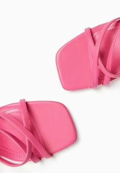 BERSHKA With Ankle Strap - Strappy 11781160 - Sandalen - Pink -Bershka a508a2afc81d4492932c40df0f279b74