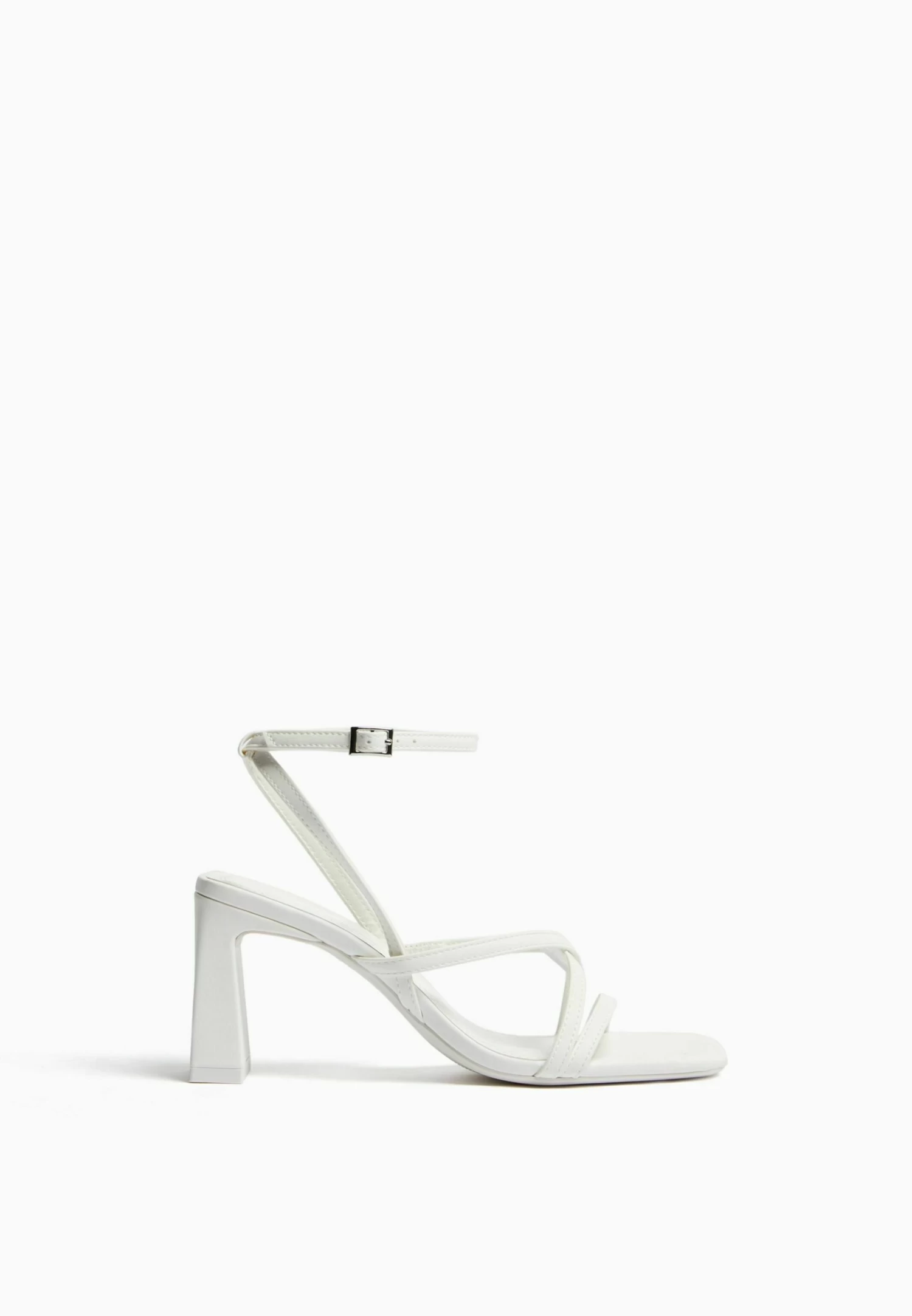 BERSHKA With Ankle Strap - Sandalen - White 5 BERSHKA With Ankle Strap - Sandalen - White - Afbeelding 5