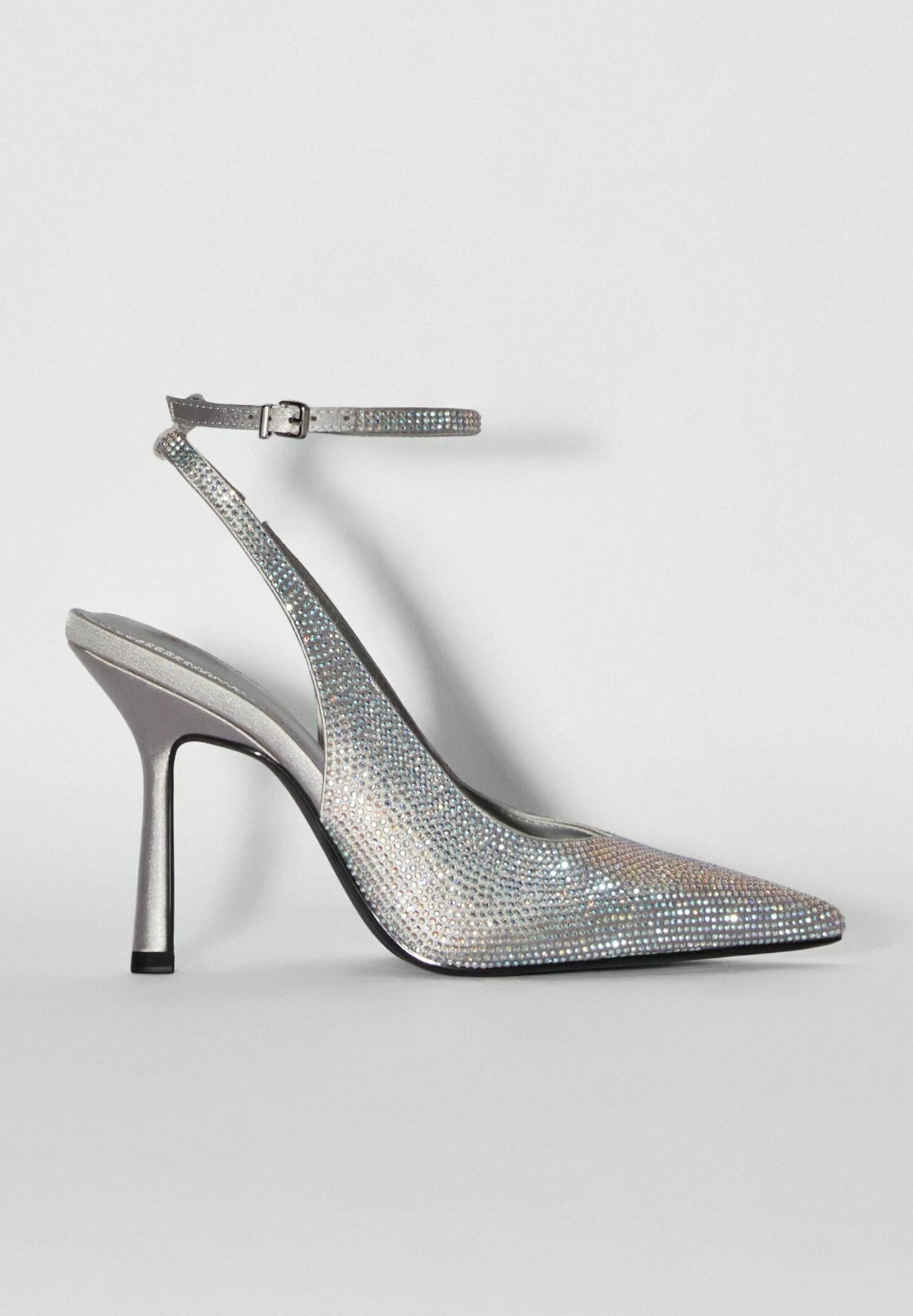 BERSHKA Rhinestone - Klassieke Pumps - Silver Coloured 7 BERSHKA Rhinestone - Klassieke Pumps - Silver Coloured - Afbeelding 7