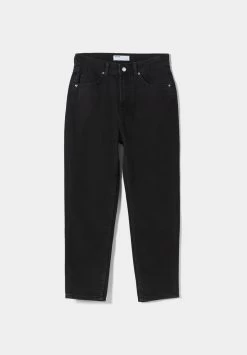 BERSHKA Mom - Relaxed Fit Jeans - Black -Bershka a793cce5bb9b493484d4f8d4c6071dc6