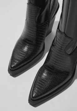 BERSHKA Cowboy-/Bikerlaarzen - Black -Bershka a90cab613b7641ab8ba636cac4e9ad81