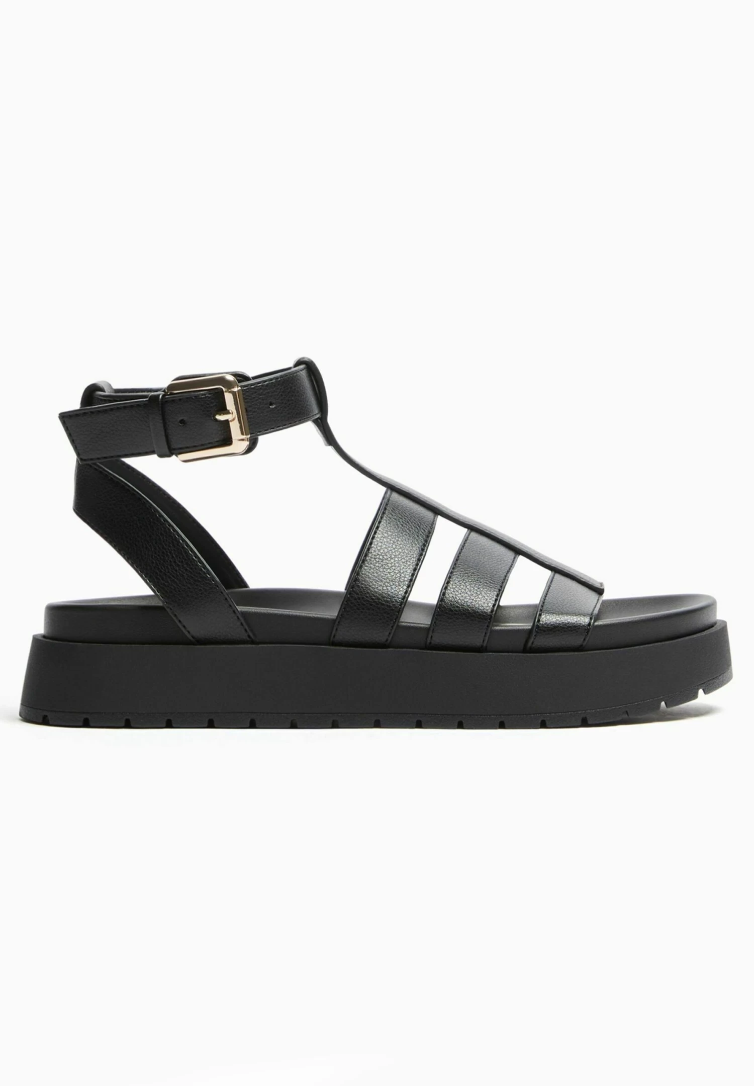 BERSHKA Cage 11810160 - Sandalen Met Plateauzool - Black 7 BERSHKA Cage 11810160 - Sandalen Met Plateauzool - Black - Afbeelding 7