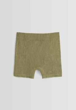 BERSHKA Faded Seamless - Cycling - Shorts - Khaki 11 BERSHKA Faded Seamless - Cycling - Shorts - Khaki -Bershka a9fea8ef2fe1445bb58704b38a3fe8a9