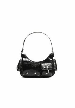 BERSHKA Multi-Pocket-Shoulder - Handtas - Black 8 BERSHKA Multi-Pocket-Shoulder - Handtas - Black -Bershka abd8340ce2c643de97d73de6a71978e7