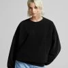 BERSHKA Oversized - Sweater - Black