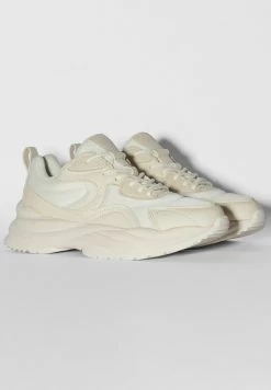 BERSHKA Detail Contrast - Sneakers Laag - Beige -Bershka ad98693763384b19ab83b87a3ac936ea