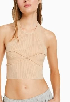 BERSHKA With Cut-Out Back-Halter - Top - Orange 10 BERSHKA With Cut-Out Back-Halter - Top - Orange -Bershka aedc5a57dc9546a9bb816a34c322630f