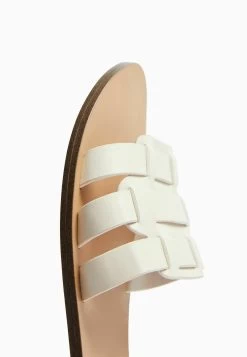 BERSHKA Strappy- Muiltjes - White -Bershka b0ec92f876f64609aad2cf91c52a8176