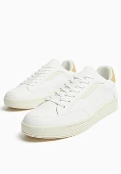 BERSHKA Retro Style - Sneakers Laag - White -Bershka b30f60aa59dc4bf1bda283f8240d0c28