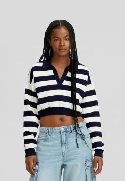 BERSHKA With Stripes - Trui - Multi Coloured