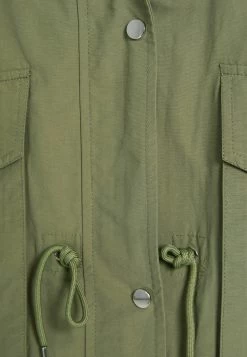 BERSHKA Effect - Parka - Khaki -Bershka b647c1aa5f174af1b6c283508f4576c7