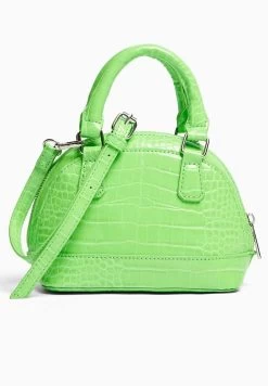 BERSHKA Mini Mock Croc - Handtas - Green -Bershka b6b7c5d2c4e74a7ca81b60e3f9aef60c