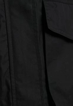 BERSHKA Effect Short - Lichte Jas - Black -Bershka b6fe7e20dff842ee8a503632ca93f4ed