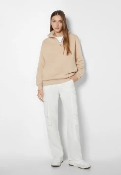 BERSHKA Sweater - Camel 18 BERSHKA Sweater - Camel -Bershka b84ad8e908fb416ea4be02664b1f6d06