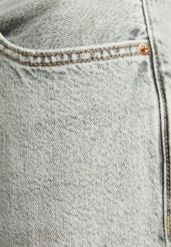 BERSHKA Wide-Leg - Flared Jeans - Mottled Light Grey -Bershka b8c6808fc64d47cda6cdd2299dbdcf69