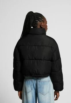 BERSHKA Puffer- Winterjas - Black -Bershka ba139bc20f7c40b4b1273752864c58e7