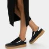 BERSHKA Retro Style - Sneakers Laag - Black