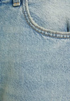 BERSHKA Wide 90S Ripped - Relaxed Fit Jeans - Light Blue 11 BERSHKA Wide 90S Ripped - Relaxed Fit Jeans - Light Blue -Bershka ba690607d7bc4c4383ff295644bec6bb