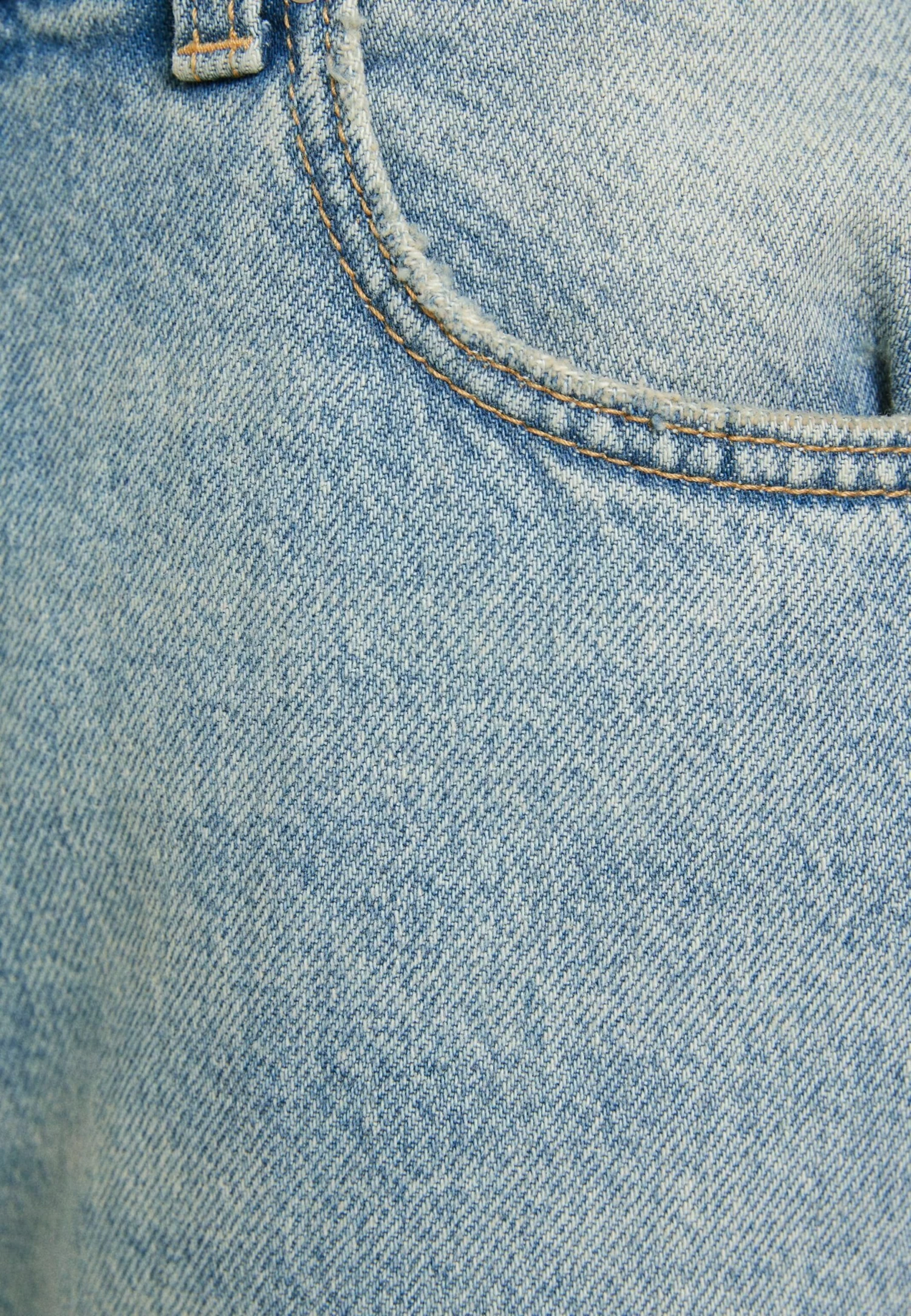 BERSHKA Wide 90S Ripped - Relaxed Fit Jeans - Light Blue 6 BERSHKA Wide 90S Ripped - Relaxed Fit Jeans - Light Blue - Afbeelding 6
