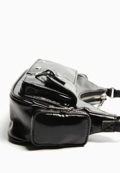 BERSHKA Multi-Pocket-Shoulder - Handtas - Black 9 BERSHKA Multi-Pocket-Shoulder - Handtas - Black -Bershka babe14375c654be296c7cc3269bae467