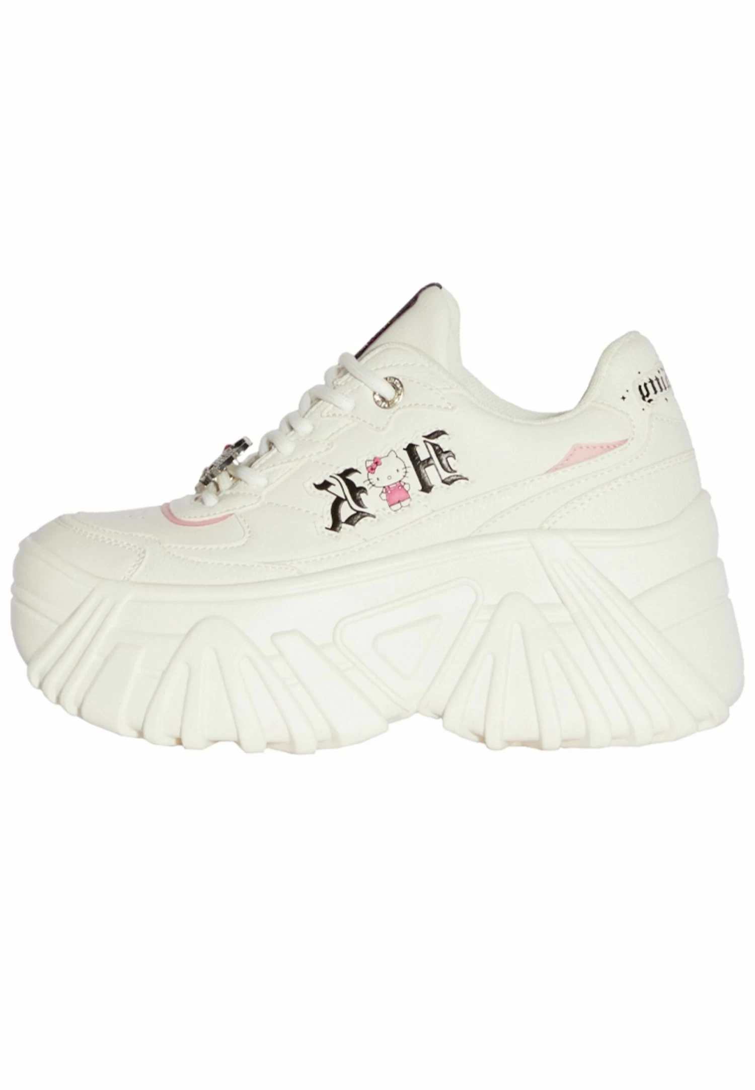 BERSHKA Sneakers Hoog - White 2 BERSHKA Sneakers Hoog - White - Afbeelding 2