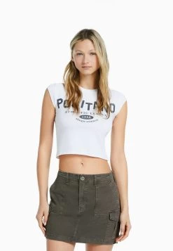 BERSHKA Minirok - Grey