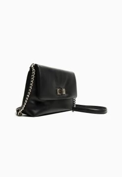 BERSHKA Chain Strap With Fastening Detail - Schoudertas - Black -Bershka bd2f9a8b314b43caa03502a43e801646