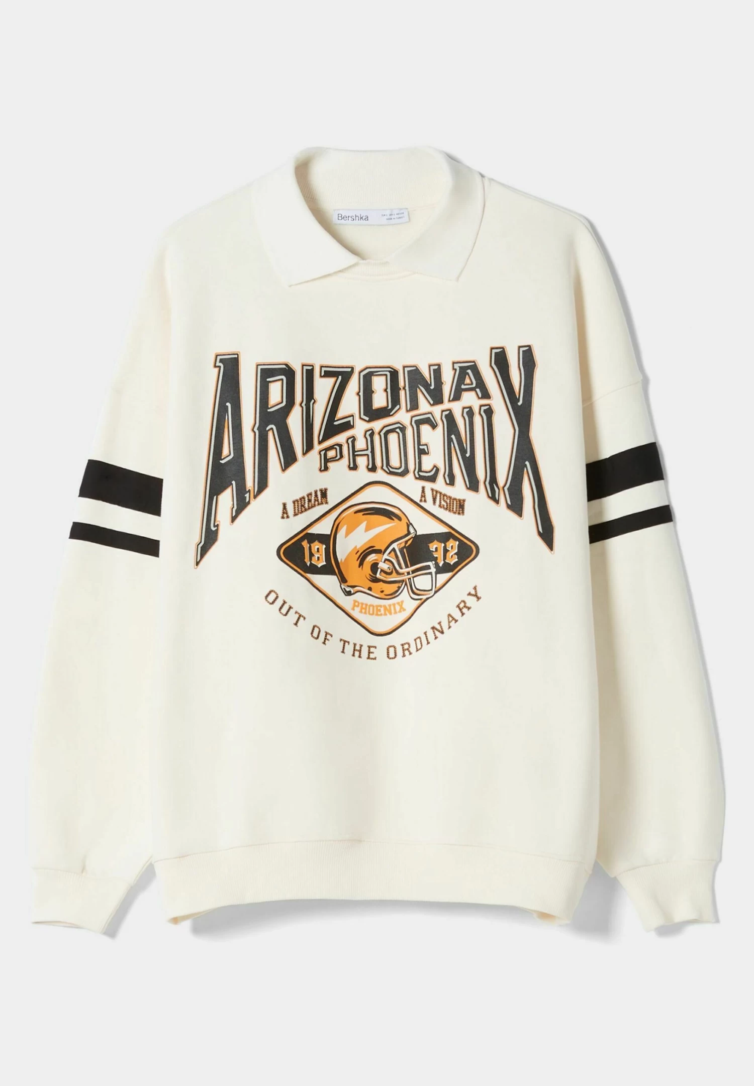 BERSHKA Poloshirt - Beige 5 BERSHKA Poloshirt - Beige - Afbeelding 5