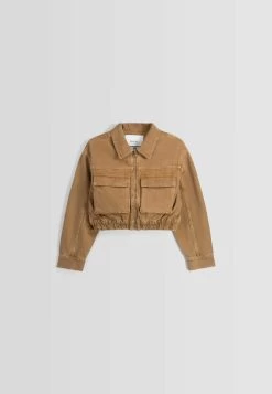 BERSHKA With Pockets - Spijkerjas - Camel -Bershka c13d28ef1a94496f981c826d1001a124