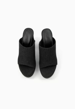 BERSHKA Platform - Muiltjes Met Hak - Black -Bershka c1a1f1d2f0544161bdf25a2bb72d55fb