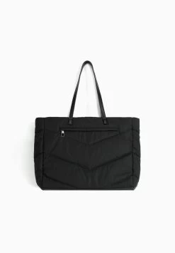 BERSHKA Technical With Zips - Shopper - Black -Bershka c1ab249daae84dc0bfdd7f30b243f1f3