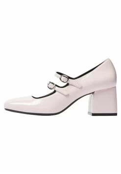 BERSHKA Mary Jane Block Heel - Klassieke Pumps - Light Pink -Bershka c23cb61c8d5645a3a834bda35f5a88de