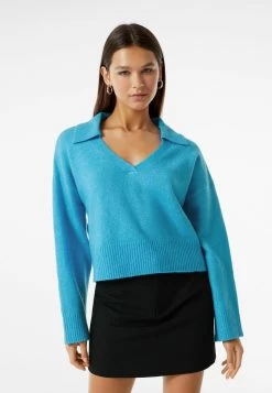 BERSHKA Trui - Dark Blue