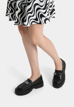 BERSHKA Instappers - Black