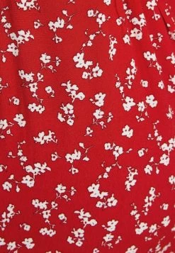 BERSHKA Strappy Floral - Midi - Jurk - Red 11 BERSHKA Strappy Floral - Midi - Jurk - Red -Bershka c5550c2497554e09b6b693a43d0430ef