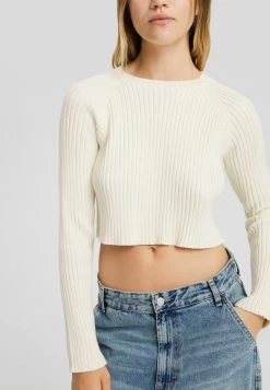 BERSHKA Blend - Trui - White -Bershka c61f0ea541424b22937673aff99f656b