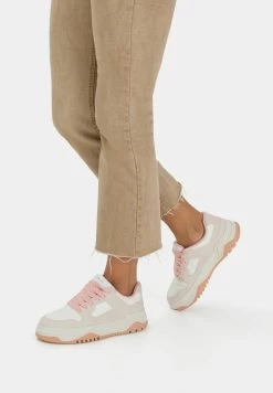 BERSHKA Chunky- Sneakers Laag - Pink