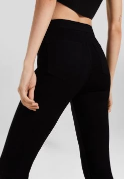 BERSHKA Super High Waist- Slim Fit Jeans - Black -Bershka c6c6c6b923434a9493973baf440932f4