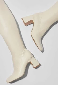 BERSHKA Overknee Laarzen - Off-White -Bershka c8fe902f534748969e3a3b5e4f008e8e