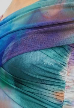 BERSHKA Crossover Short Sleeve - Blouse - Light Blue -Bershka c9951585f85f48c38864fd599c2a1962