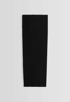 BERSHKA Faded Effect Midi- Maxirok - Black 11 BERSHKA Faded Effect Midi- Maxirok - Black -Bershka cb729bafb89f449d87a613aa1d852364