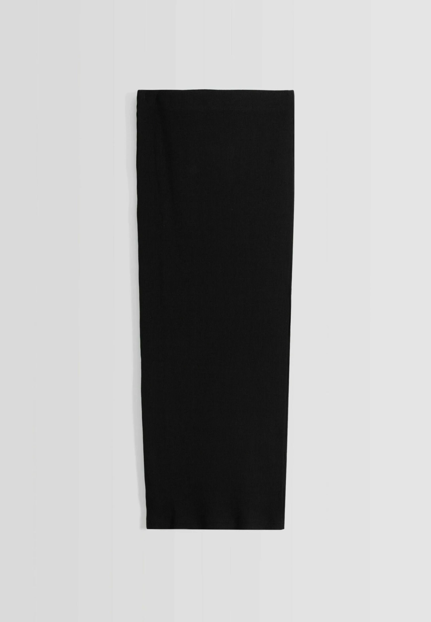 BERSHKA Faded Effect Midi- Maxirok - Black 6 BERSHKA Faded Effect Midi- Maxirok - Black - Afbeelding 6