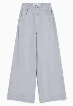 BERSHKA Relaxed Fit- Twill - Flared Jeans - Blue Grey 8 BERSHKA Relaxed Fit- Twill - Flared Jeans - Blue Grey -Bershka cc67f120315642fbad3b3a9282db22aa