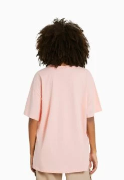 BERSHKA The Notorious B.I.G Short Sleeve - T-Shirt Print - Pink -Bershka cca9642accf349b1bf7c816384fe7e27