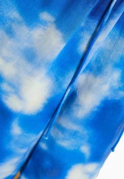 BERSHKA Strappy Flowing With Back Tie - Jumpsuit - Mottled Light Blue -Bershka ce5c2b724397411087f2a8f819251f8c