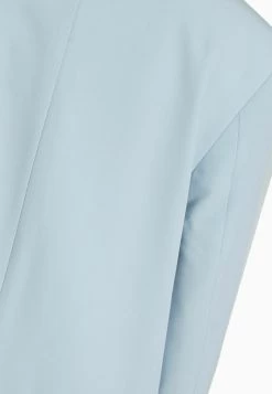 BERSHKA RegularFit Tailored - Feminine-Cut Double-Breasted - Halflange Jas - Light Blue 11 BERSHKA RegularFit Tailored - Feminine-Cut Double-Breasted - Halflange Jas - Light Blue -Bershka cec27287ad8f4545976da6bedb79b951