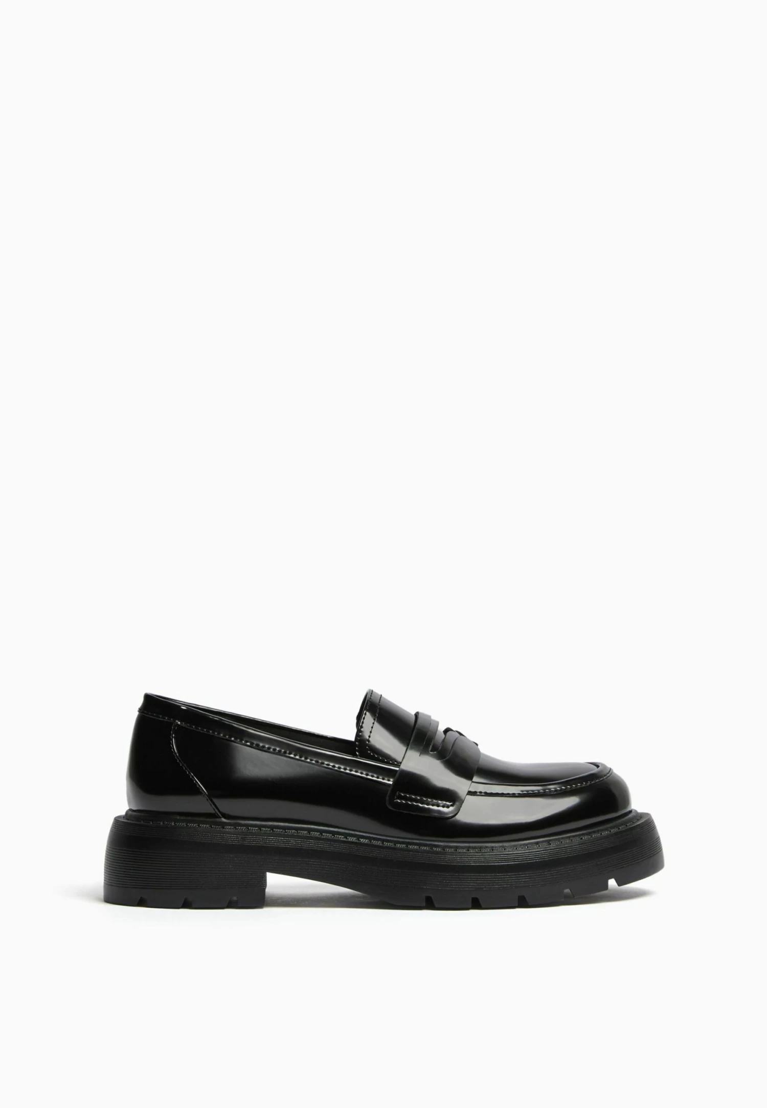 BERSHKA Penny Strap And Track - Instappers - Black 6 BERSHKA Penny Strap And Track - Instappers - Black - Afbeelding 6