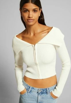 BERSHKA With Bardot Collar - Vest - White 11 BERSHKA With Bardot Collar - Vest - White -Bershka cfabc1d21df448cfb43c71ed5d95f30f