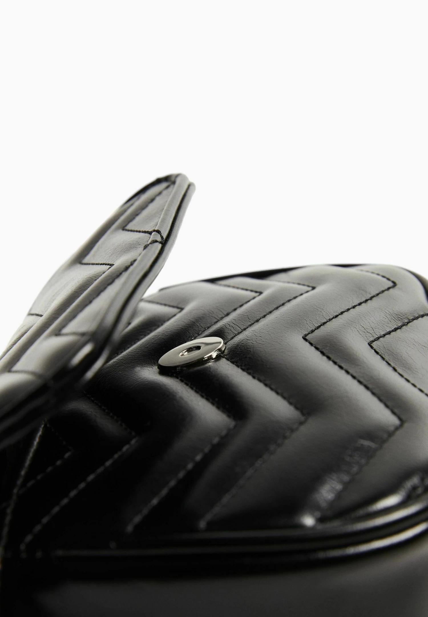 BERSHKA Padded Chain Strap - Schoudertas - Black 3 BERSHKA Padded Chain Strap - Schoudertas - Black - Afbeelding 3